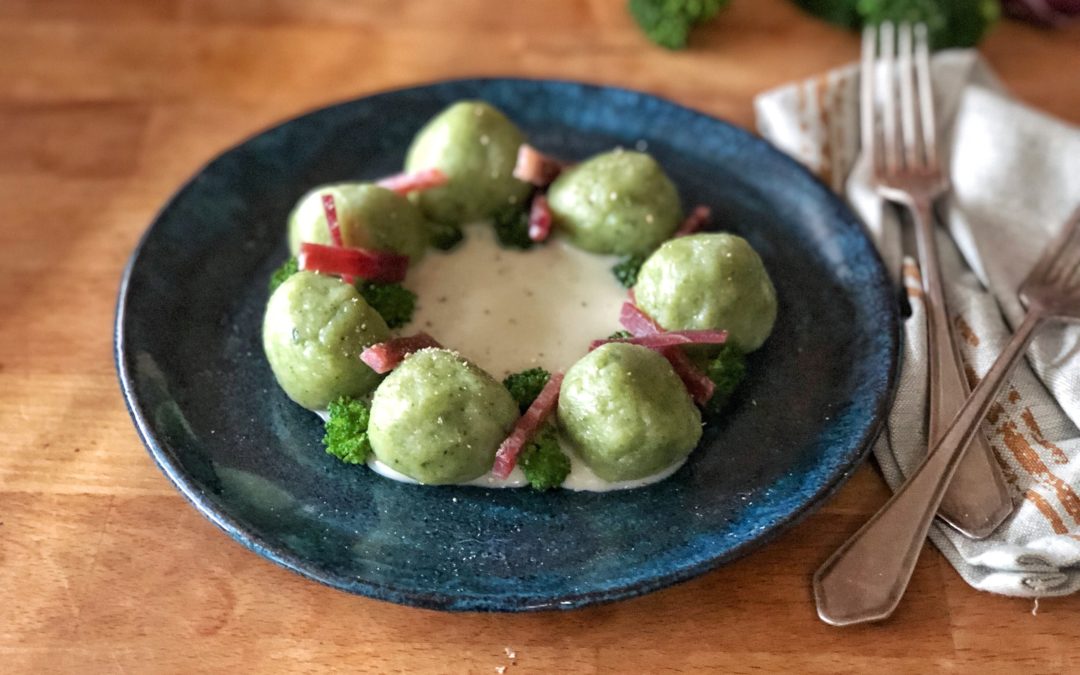 Gnocchi di patate e broccoli ripieni di Coppa di Parma IGP